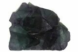 Purple-Green Octahedral Fluorite Crystal Cluster - Fluorescent! #139170-1